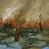 Réal Calder: Étude feu sur le marais