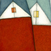 Helga Sermat: Three Red Buildings