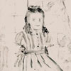 Dana Holst: Girl in Striped Dress